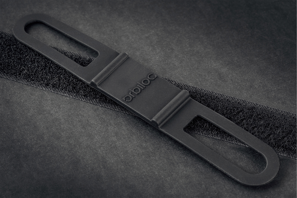 Orbiloc Straps – Klett- und Gummiband für Orbiloc Buckle, Befestigung an Stangen und Rucksäcken