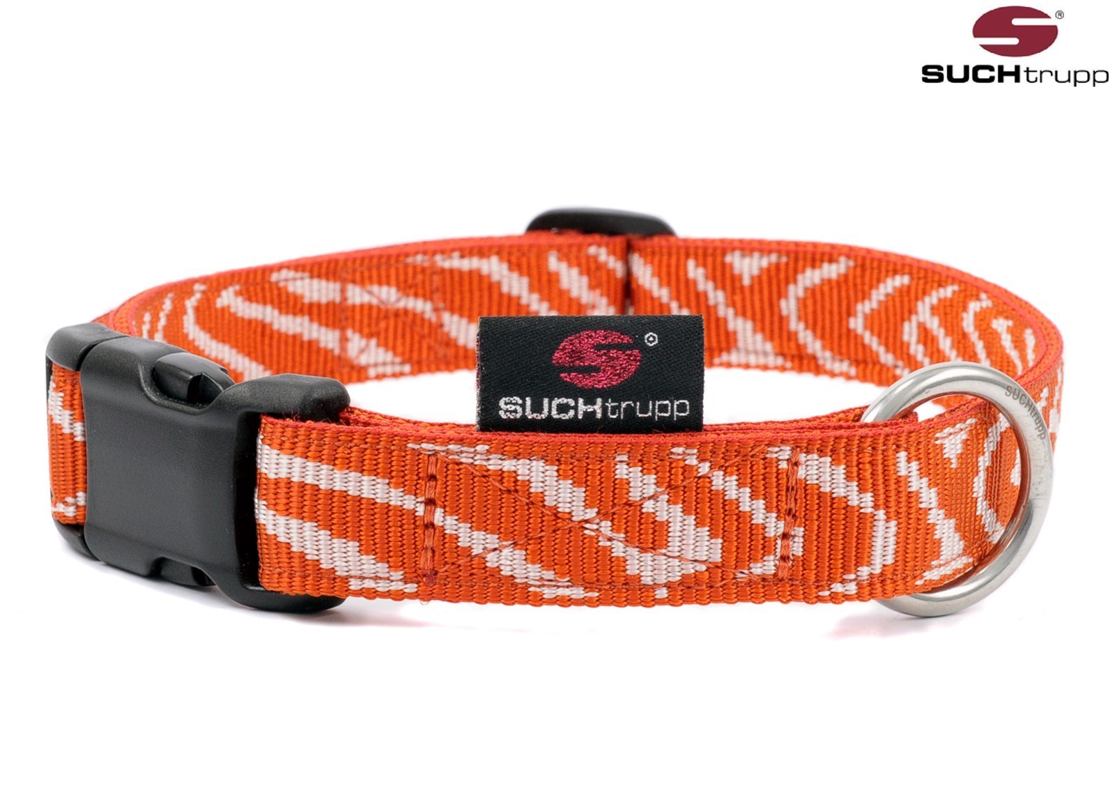 SUCHtrupp® Klick-Hundehalsband HOT ZEBRA – verschiedene Größen