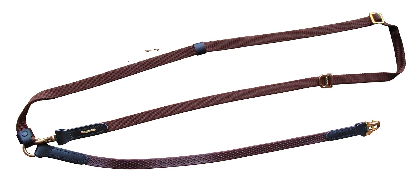 Niggeloh Umhängeleine GRIP – Hundeleine mit Noppengriff 2 bis 3,2 m, stufenlos verstellbar