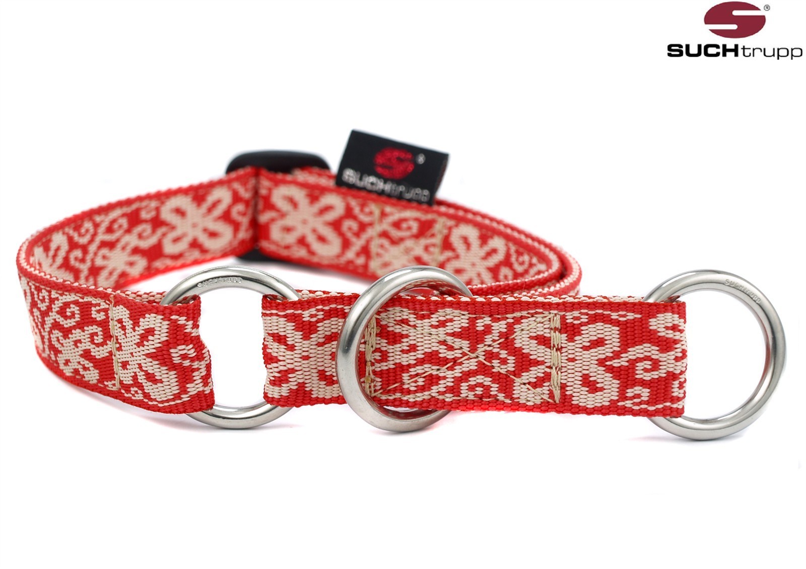 SUCHtrupp® Schlupfhalsband HAPPY – vier Farben, zwei Größen