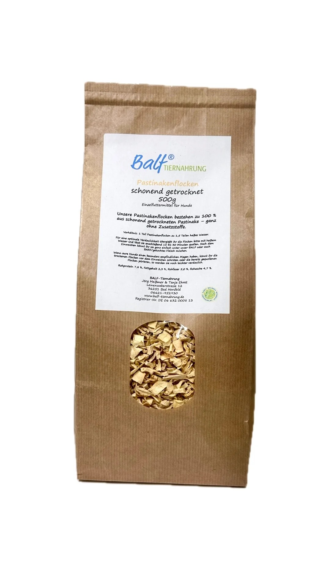 BALF® Pastinakenflocken getrocknet – Einzelfuttermittel für Hunde