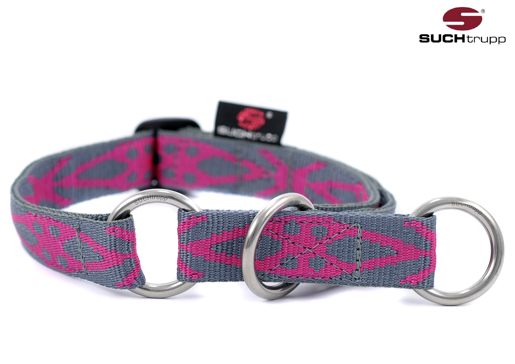 SUCHtrupp® Schlupfhalsband LOCOpink – verschiedene Größen