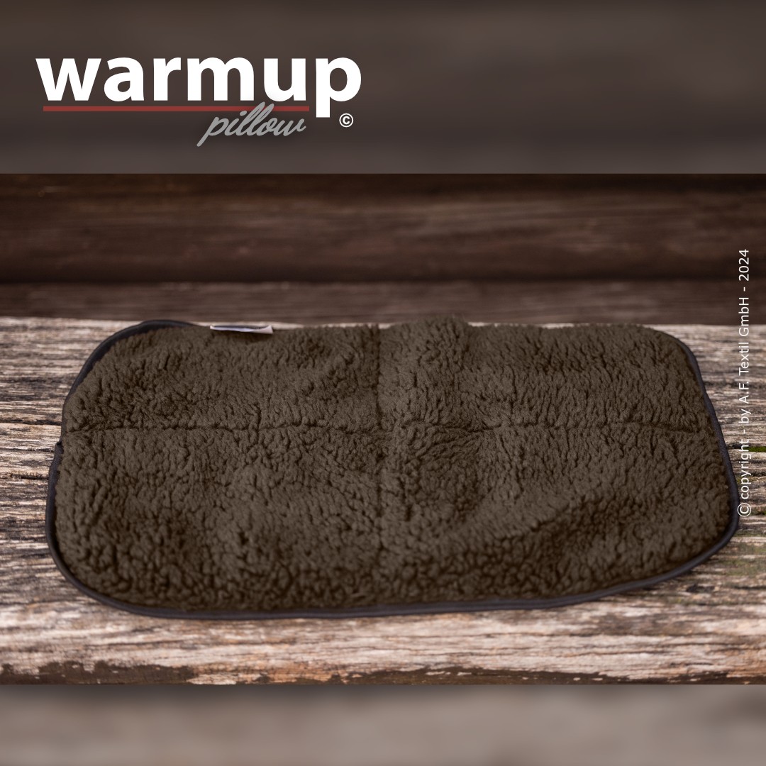 Warmup® Pillow | braun| 50x35cm