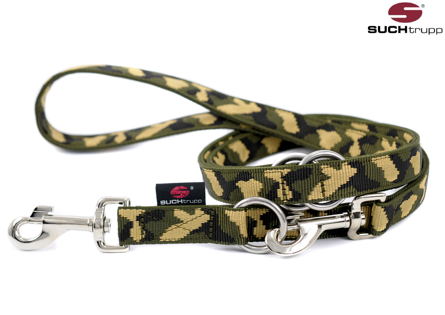 SUCHtrupp® Hundeleine JUNGLE 2,5 m verstellbar – verschiedene Breiten