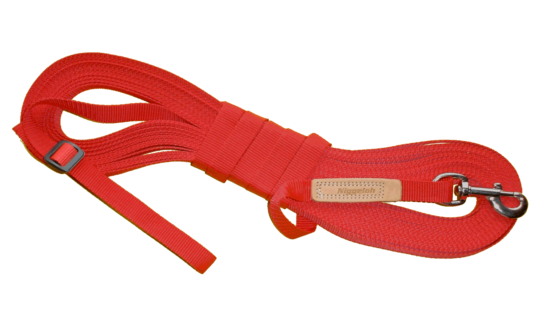 Niggeloh Feldleine rot – Schleppleine 10 m, Breite 20 mm, reißfest