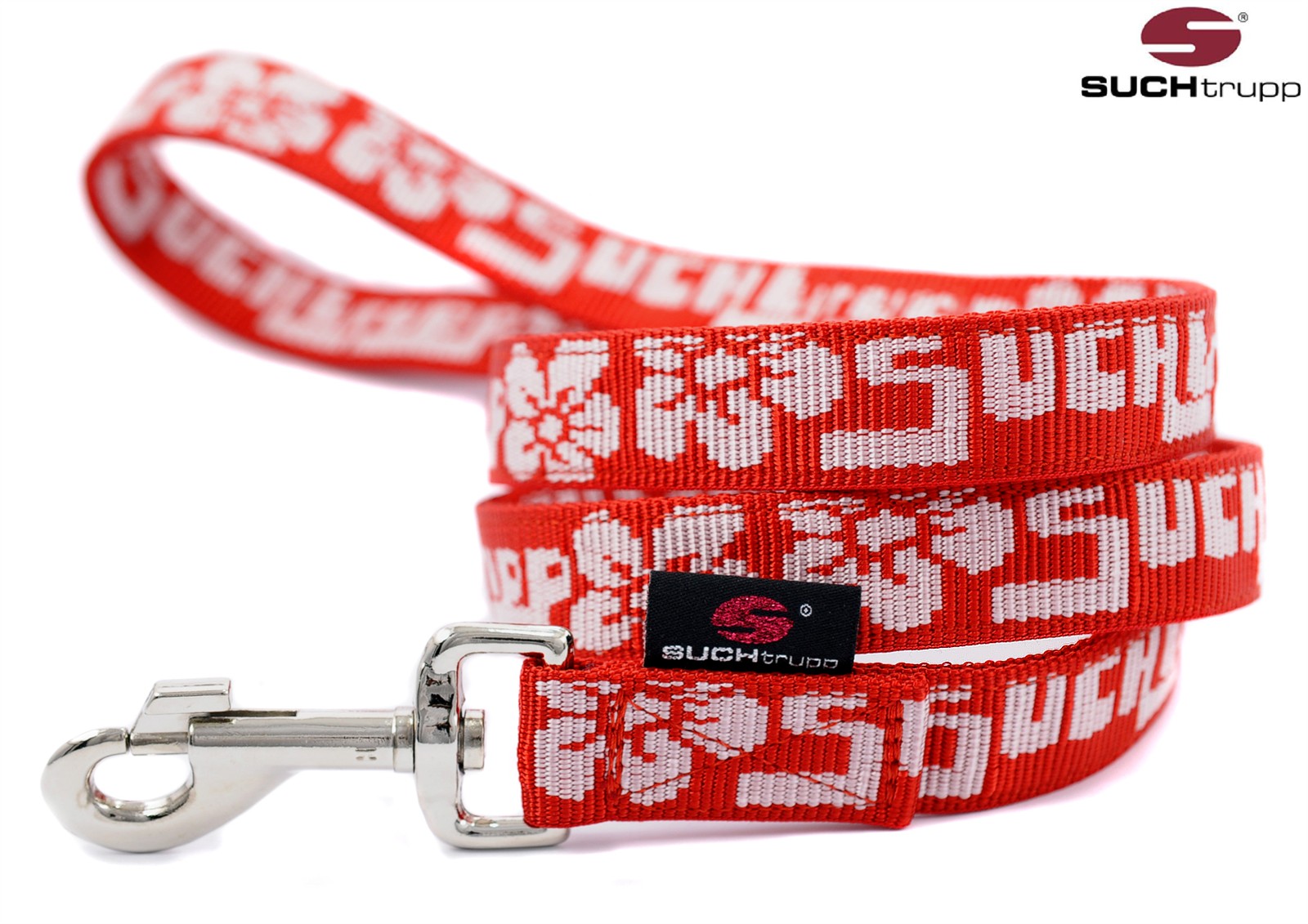 SUCHtrupp® Hundeleine ALOHA 3m – orange-white