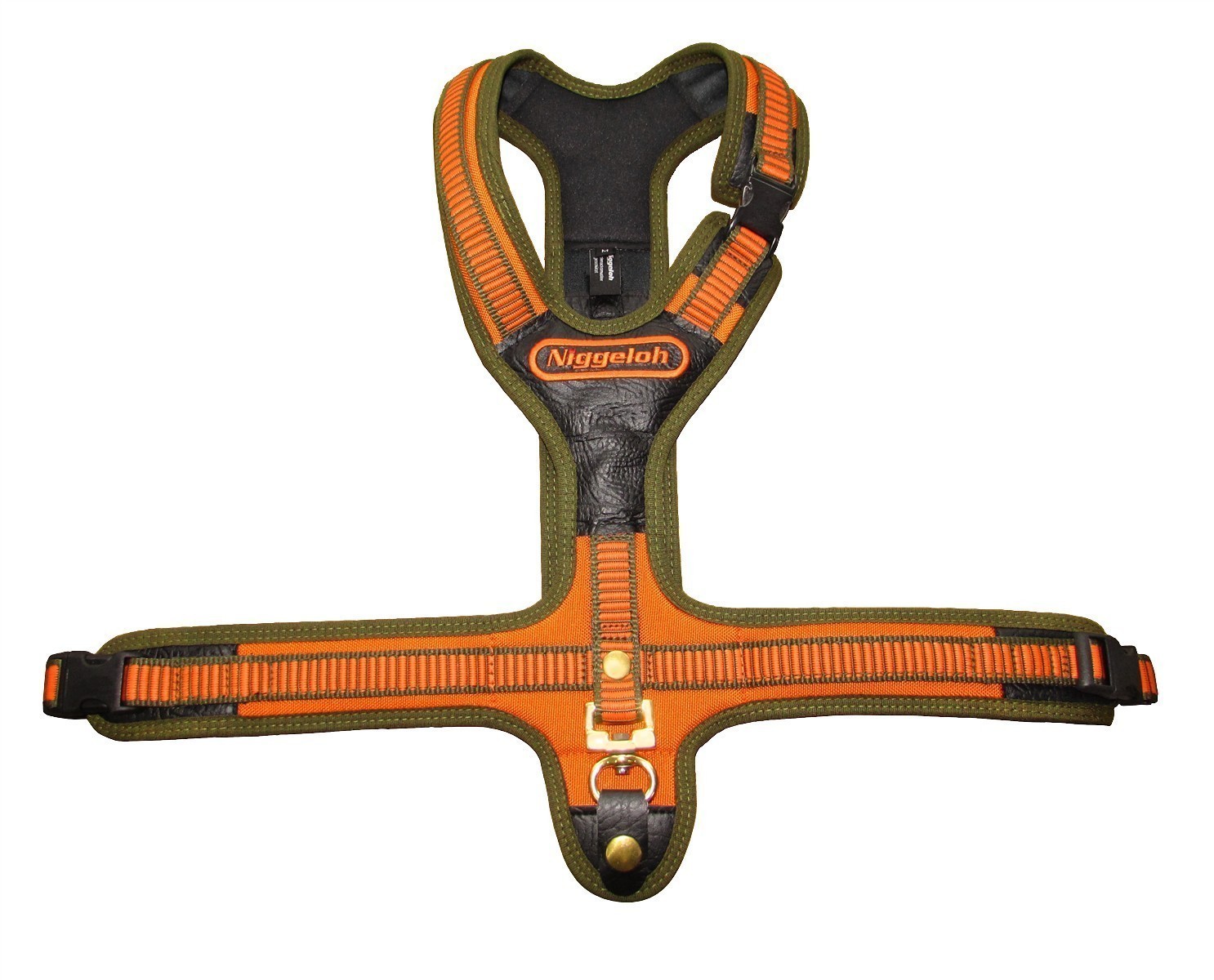 Niggeloh Hundeführgeschirr Follow – Hundegeschirr, Drehwirbel oben & unten, XS–XL