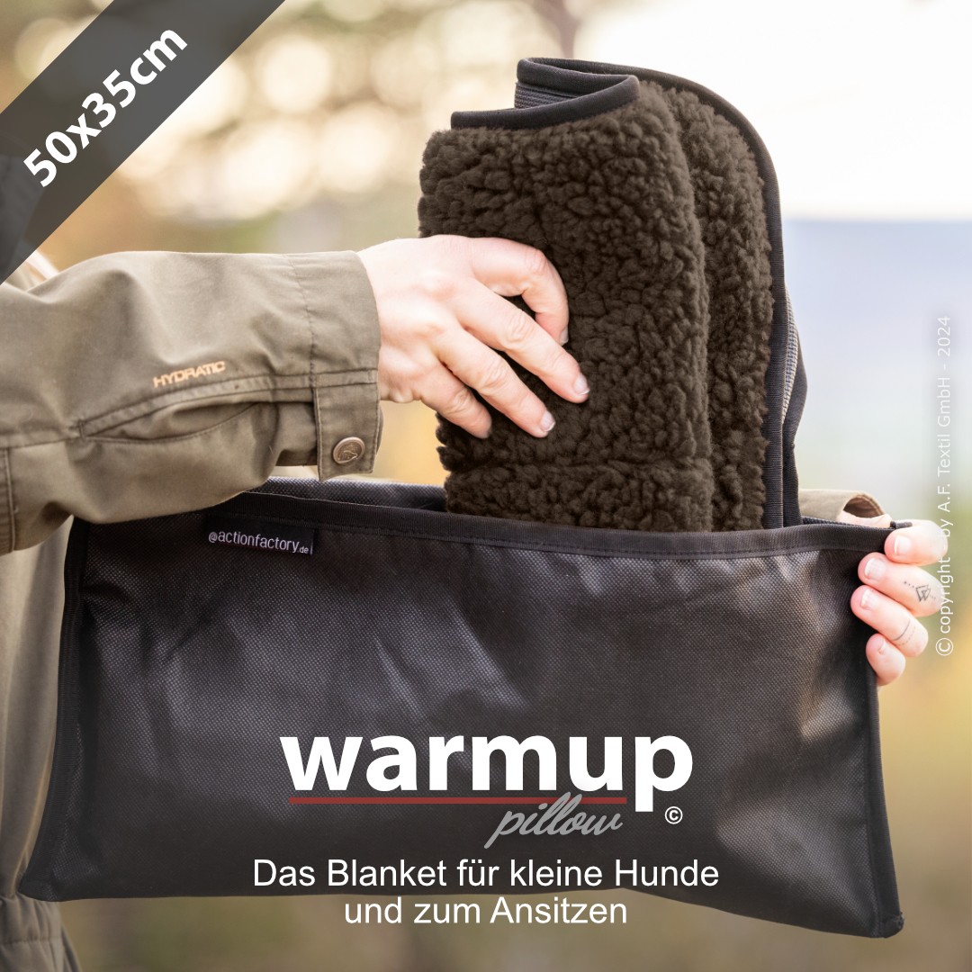 Warmup® Pillow | braun| 50x35cm