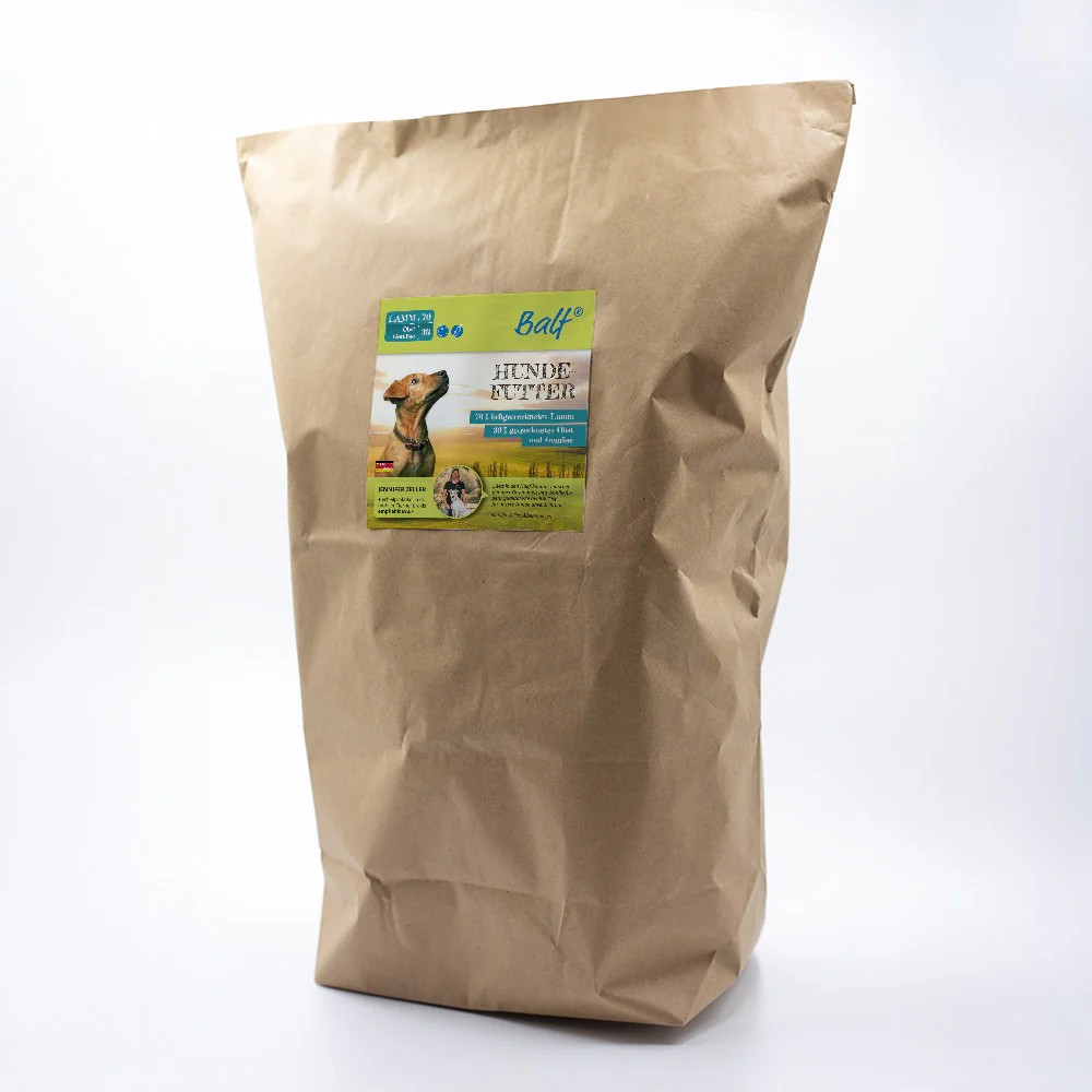 BALF Trockenbarf 70/30 Lamm mit Obst & Gemüse – Luftgetrocknetes Hundefutter
