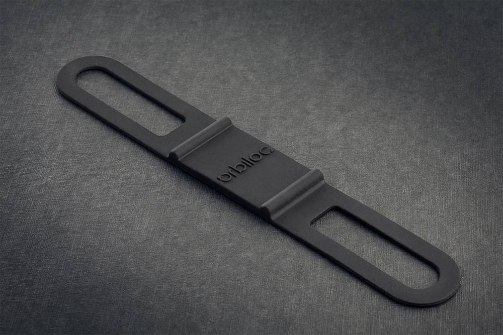 Orbiloc Straps – Klett- und Gummiband für Orbiloc Buckle, Befestigung an Stangen und Rucksäcken