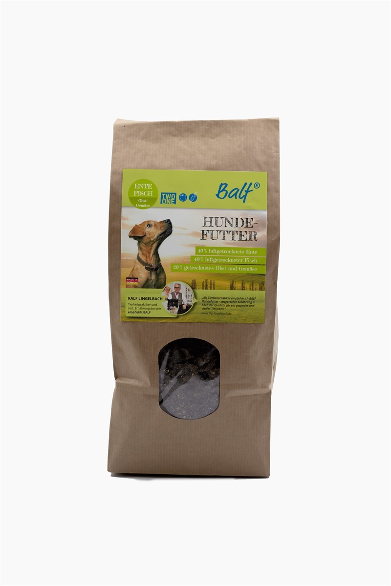 BALF® TwoinOne Ente & Fisch mit Obst & Gemüse – Luftgetrocknetes Hundefutter