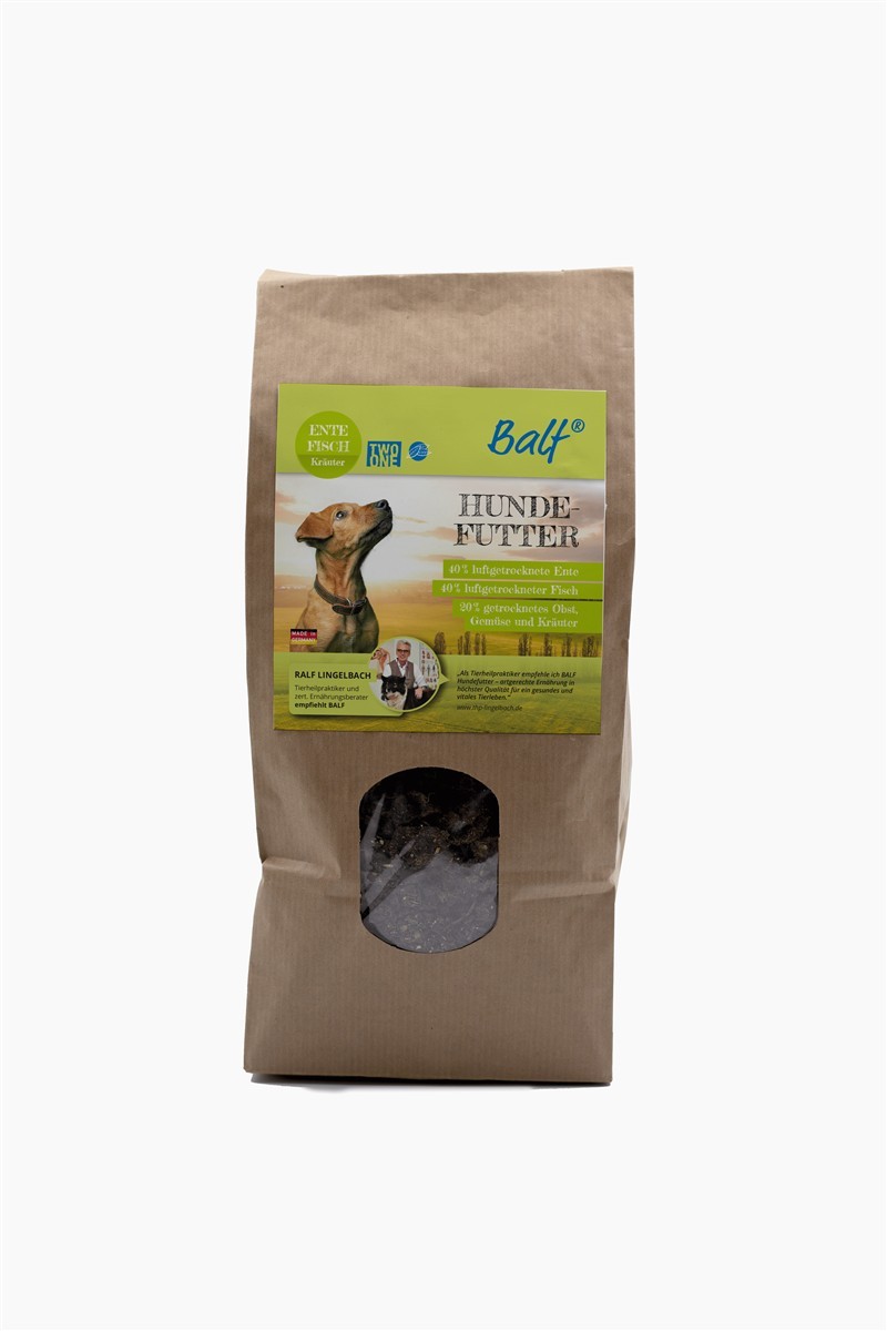 BALF® TwoinOne Ente & Fisch mit Kräutern – Luftgetrocknetes Hundefutter