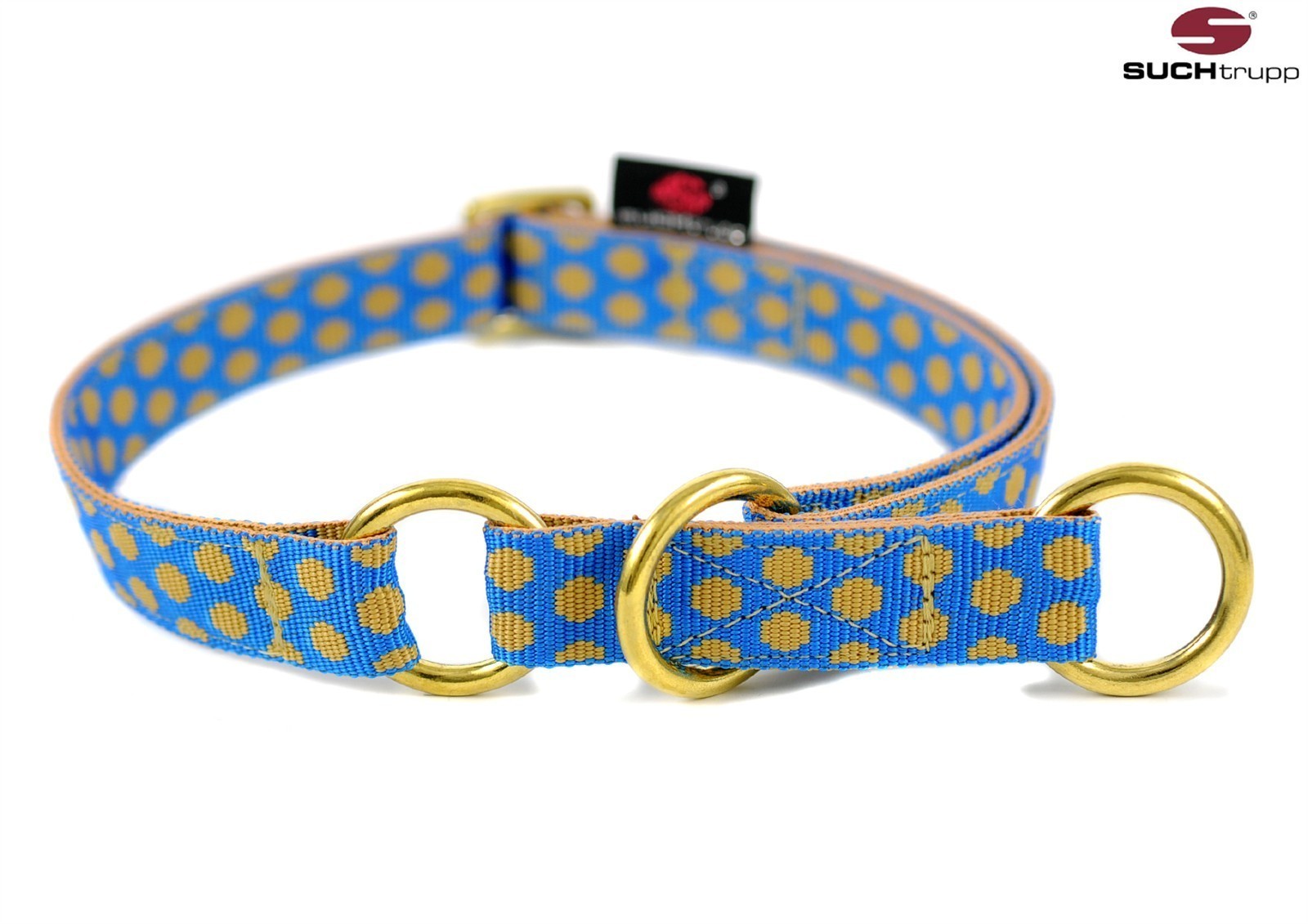 SUCHtrupp® Schlupfhalsband Zugstop "DOTS" | 10 Farben | 3 Größen