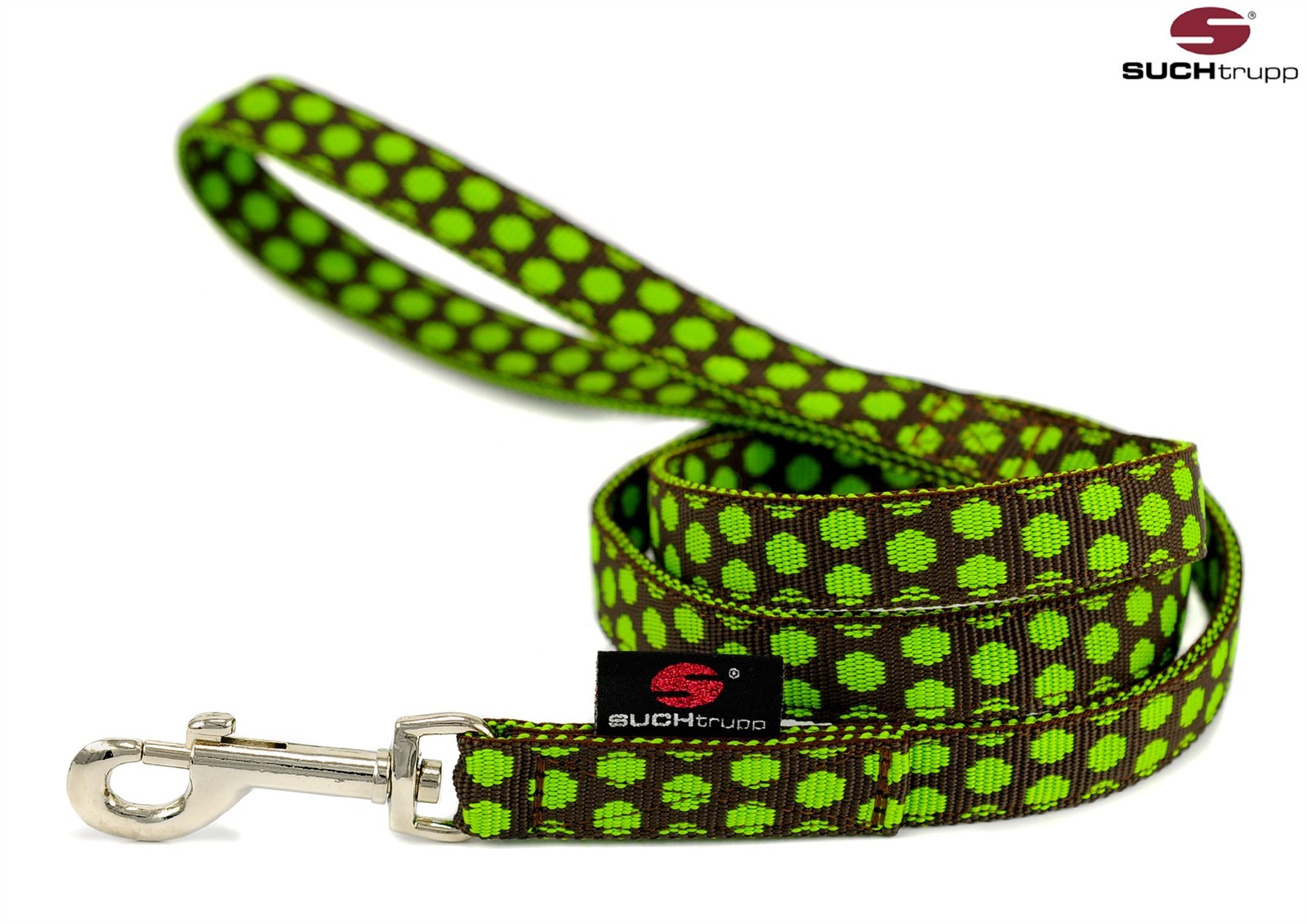 SUCHtrupp® Hundeleine DOTS 120 cm - verschiedene Farben und Breiten
