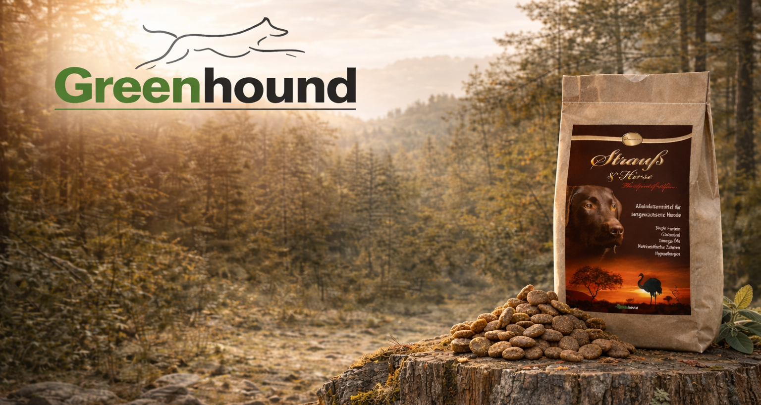 Greenhound – natürliches Hundefutter für aktive Hunde