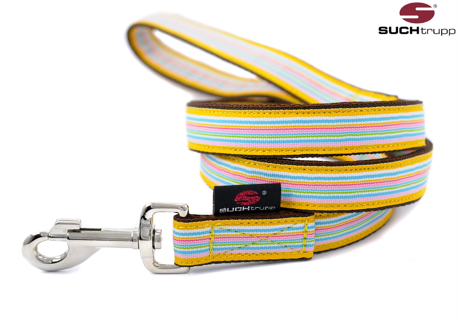 SUCHtrupp® Hundeleine SUNNY 3m – yellow-mix