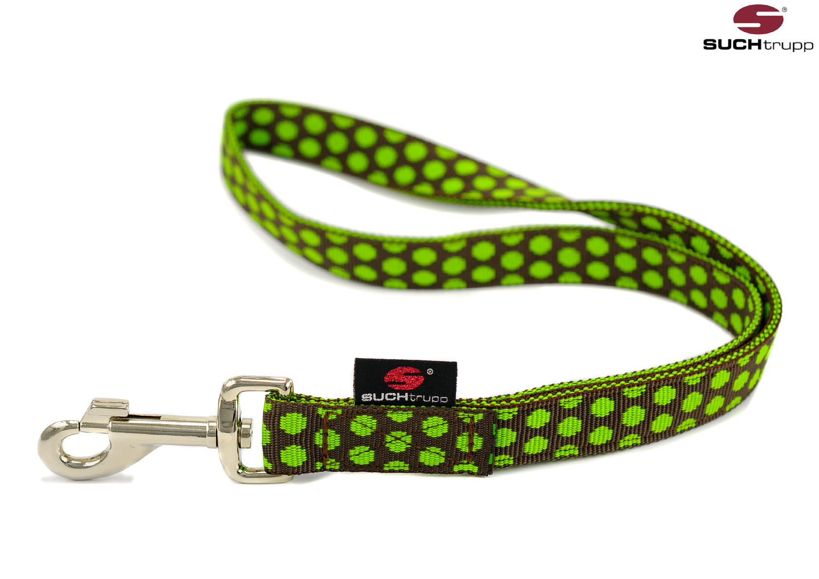 SUCHtrupp® Hundeleine Kurzführer DOTS 44 cm – verschiedene Farben