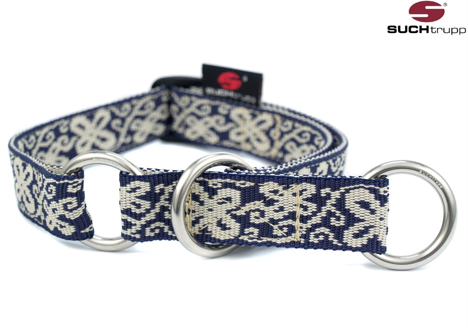 SUCHtrupp® Schlupfhalsband HAPPY – vier Farben, zwei Größen