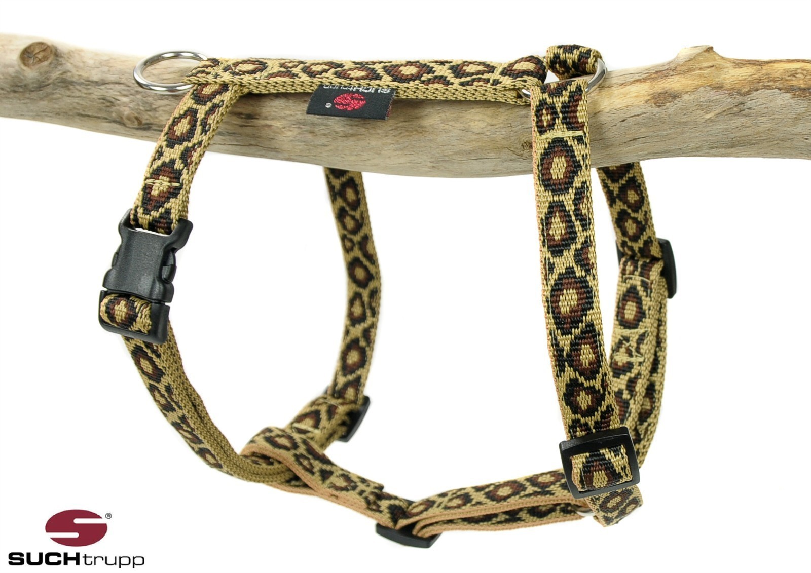 SUCHtrupp® Hundegeschirr LEO – Brustgeschirr – Leopard